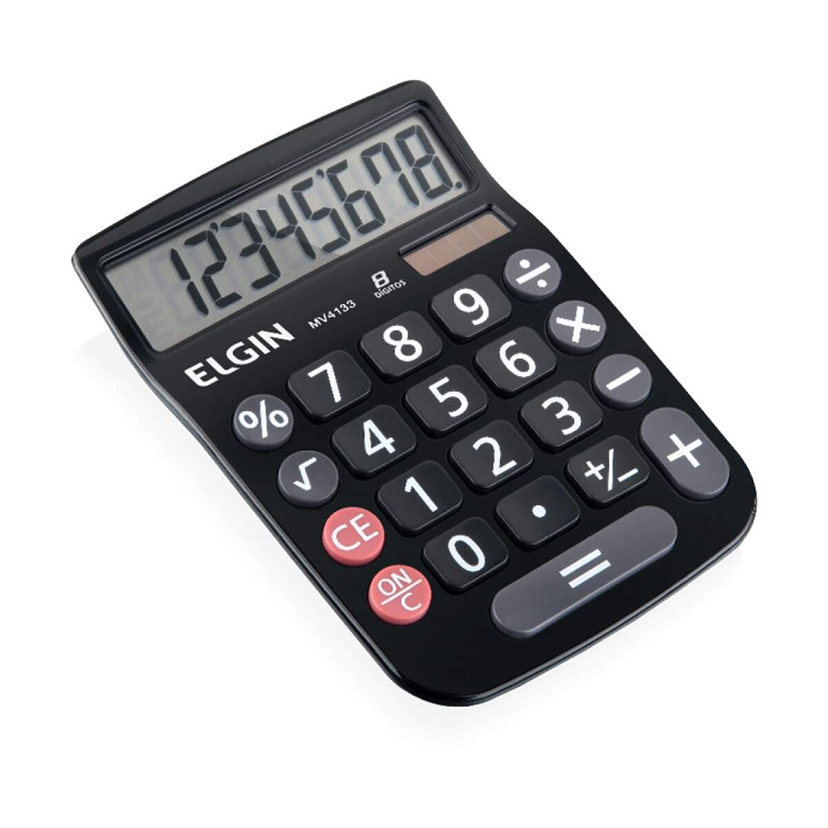 Calculadora De Mesa 8 Dígitos Mv-4133 Preta